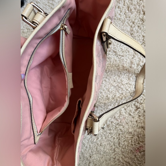 🌸authentic Vintage Gucci tote pink🌸  early 2000’s - Picture 12 of 16